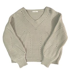 sage green sweater